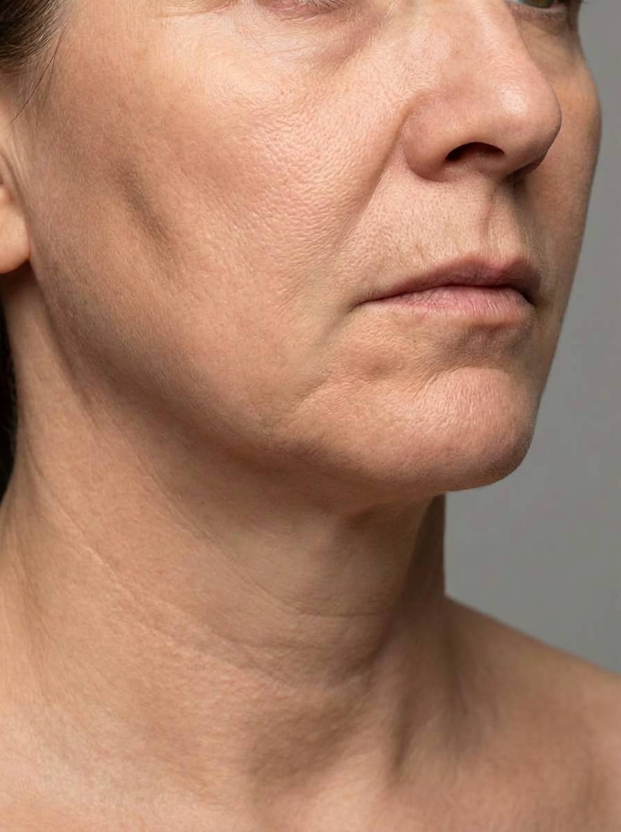 prima e dopo lifting fili di trazione barbed viso scandicci fili di trazione barbed per migliorare viso foto dopo - 228