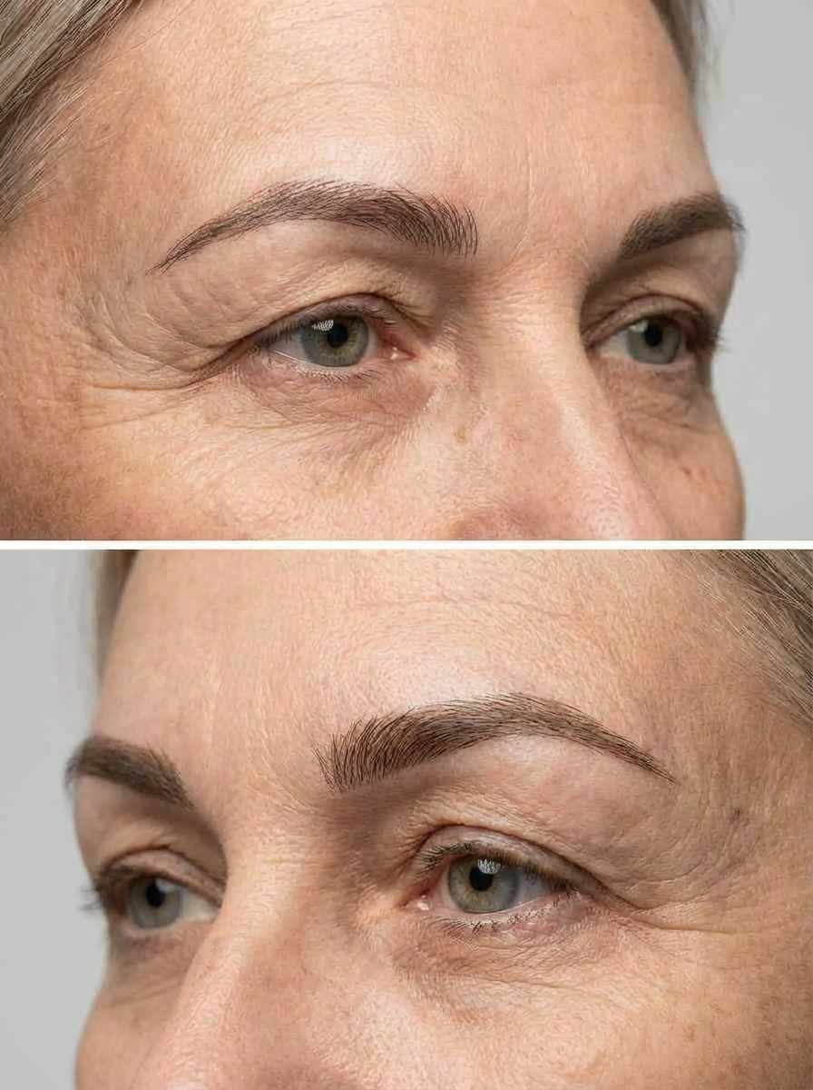 prima e dopo tatuaggio occhi sora tatuaggio per migliorare occhi foto dopo - 287